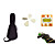 yadars - massief sparren tenor ukulele met gigbag / stemfluit / picks / capo