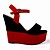  NILA - Wedge Wedge Hæler Leatherette