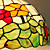  CORAM - Lustre Tiffany Floral com 2 Lâmpadas