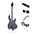  FLAME Custom Heavy Metal E-Gitarre mit Zubehör schwarz
