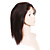  Glue-Less Hand-tied Lace Front Silky Straight 8 Inch Indian Remy Hair Wig