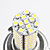  Lampadina luce bianca 350Lm H4 102 SMD LED