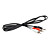  Masculina de 3,5 mm a 2 RCA macho Cable adaptador AV (150 cm)