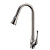  Contemporary Stainless Steel Bathroom Sink Faucet (Brushed Finish)