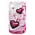  Heart Styled Protective Case for Samsung i9000 (White)