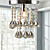  1-luce cristallina semi incasso