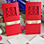  personalisierte chinesischen Stil Ausschnitt "double hapiness" Hochzeitseinladung (set of 60)