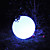  2W Outdoor LED Light in Ball Shape - Color Changing
