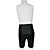  kooplus-mens ciclos cortos trajes con pantalones cortos babero (esqueleto)