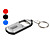  Plastic Bottle Opener Keychain LED Flashlight (Assorted Colors)