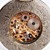  kvinder sort legering mekanisk analog lommeur (bronze)