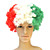  Italien-Fans und Party-Perücken Perücken