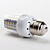  E27 66x3528 SMD 3,5 W 430lm 2800-3200K varm hvit lys ledet mais pære (220-240V)