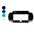 cas de pare-chocs de protection pour ps vita (couleurs assorties)