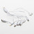  8-In-1 Portable AA USB Battery Charger (White)