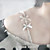  Diamond Lingerie Straps with Pearl Bow-knot(Flexible)