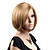  Capless Short High Quality Synthetic Natural Looking Blonde Straight Wig