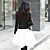  Langarm Umlegekragen pu Jacke / Tasche (weitere Farben)