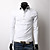  Mens slank faux stripe t-skjorte sett