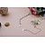  Artificial Pearl & Diamond Strands Shoulder Straps