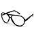  rétro célébrité monture de lunettes
