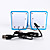  tragbare Mini-USB-Lautsprecher (blau)