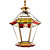  stained glass anheng lys med 3 lamper