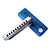  Huang - (102-C) Blues Harp Harmonica C key/10 Holes/20 Tones/Brass Comb
