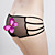  sexy uitgesneden gaas zien door middel van panty
