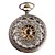  blanco de aleación mecánica de la mujer reloj de bolsillo analógico (bronce)