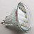  MR16 1.5W 24x3528 SMD 50-60lm naturligt hvidt lys LED spot pære (12v)