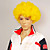  hairpiece fã amarelo
