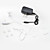  elegante vivavoce bluetooth v2.1 e v3.0 stereo con cuffie auricolari per telefoni cellulari - S301 (bianco)