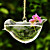  Artistic Love Bird Hanging Glass Vase