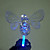  2 LED Solar Powered Bee Garden Stake Light-Color Changing