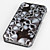  Cool Skull Pattern Bumper and Case for iPhone 4 and 4S (Black)