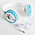  pirates casque stéréo de style crâne (bleu)