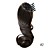  Heat-resistant Curly Fiber Inter-locking Comb Ponytail 4 Colors Available