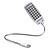  Flexible USB 2.0 28-LED Reading Light (Silver)