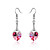  Mind Is Willing Austrian Crystal In Real Platinum Plated Ladies' Earrings (More Colors)