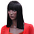  High Quality Synthetic Medium Long Straight Fashion Wig