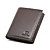  Men's Pure Cowhide Leather Silver Wallet