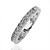  Gorgeous Rhinestone 18K Gold Full Circumference Fashion Ring
