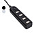  4-Port USB 2.0 Hub Switch Adapter (Assorted Colors)