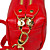  Ladies' Double Zipper Leather Wristlet