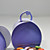  Blue Favor Box With Ring Latch - Set of 12