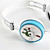  pirates casque stéréo de style crâne (bleu)
