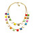 Fashion Corlorsful Resin In Alloy Necklace