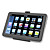  7 pouces HD voiture gps navigateur soutien mp3, mp4, 3gp, port SD (ruban)