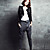  Long Sleeve Turndown Collar Evening/ Career PU Jacket  (More Colors)